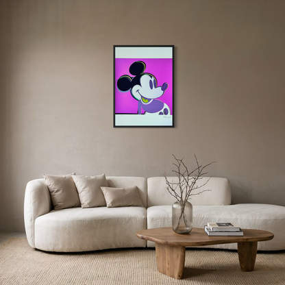 Andy Warhol – „Mickey Mouse (Purple, Myths)“ – Limitierte und nummerierte Auflage