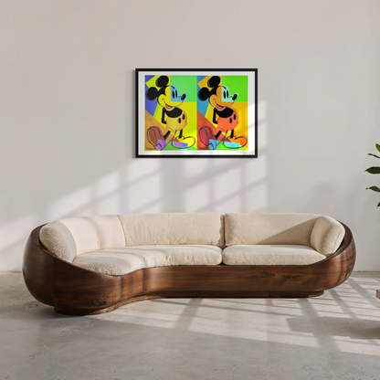 Andy Warhol Double Mickey mehrfarbige Lithografie-Bögen, 300 g/m², 42 x 59 cm