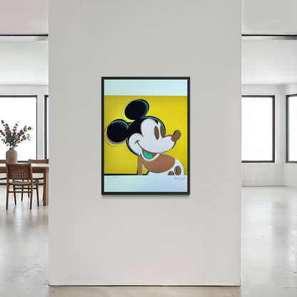 Andy Warhol Mickey Mouse (Gelb) Lithographie Arches 300gsm 42x59 cm