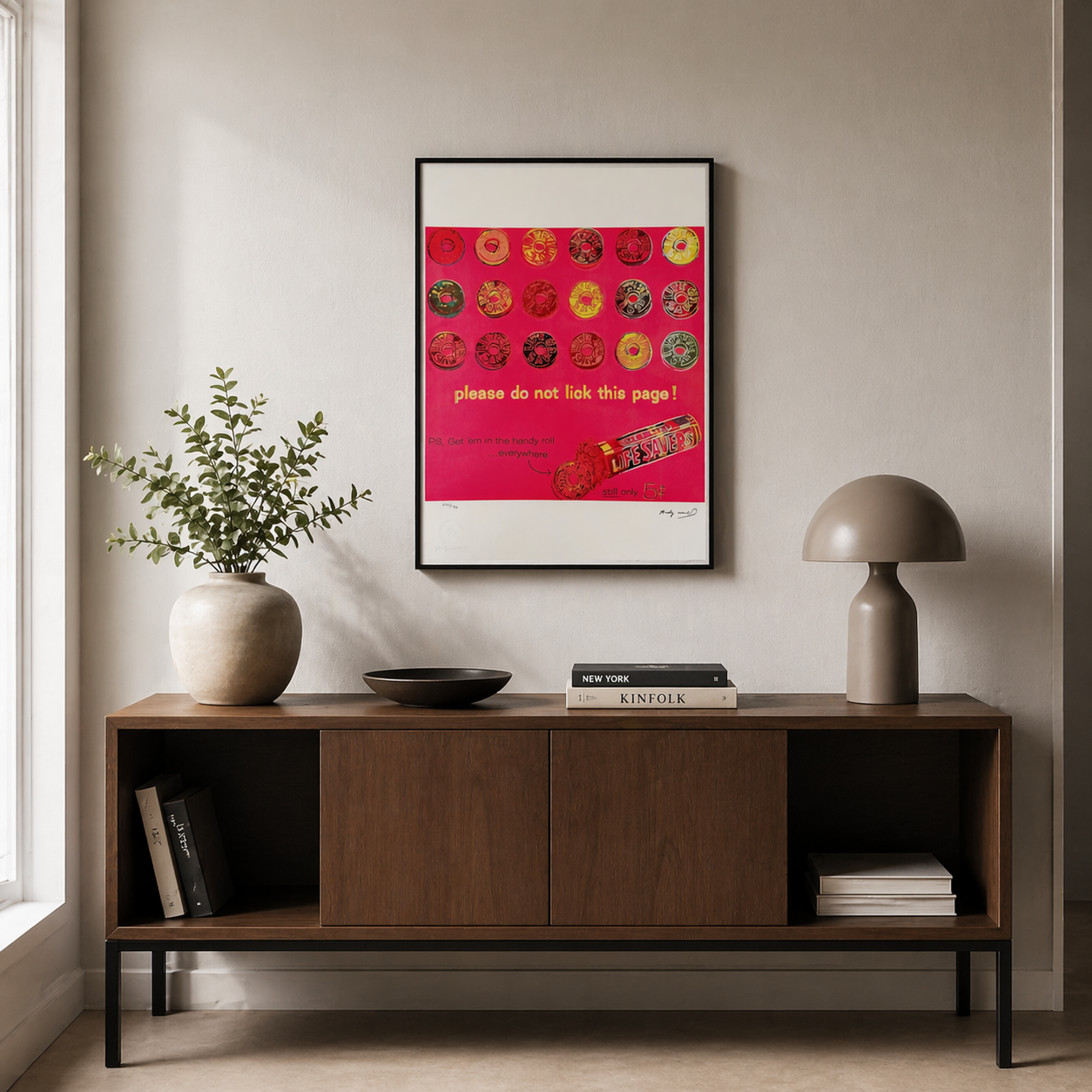 Andy Warhol Lifesaver Lithographie Arches 300gsm 42x59 cm