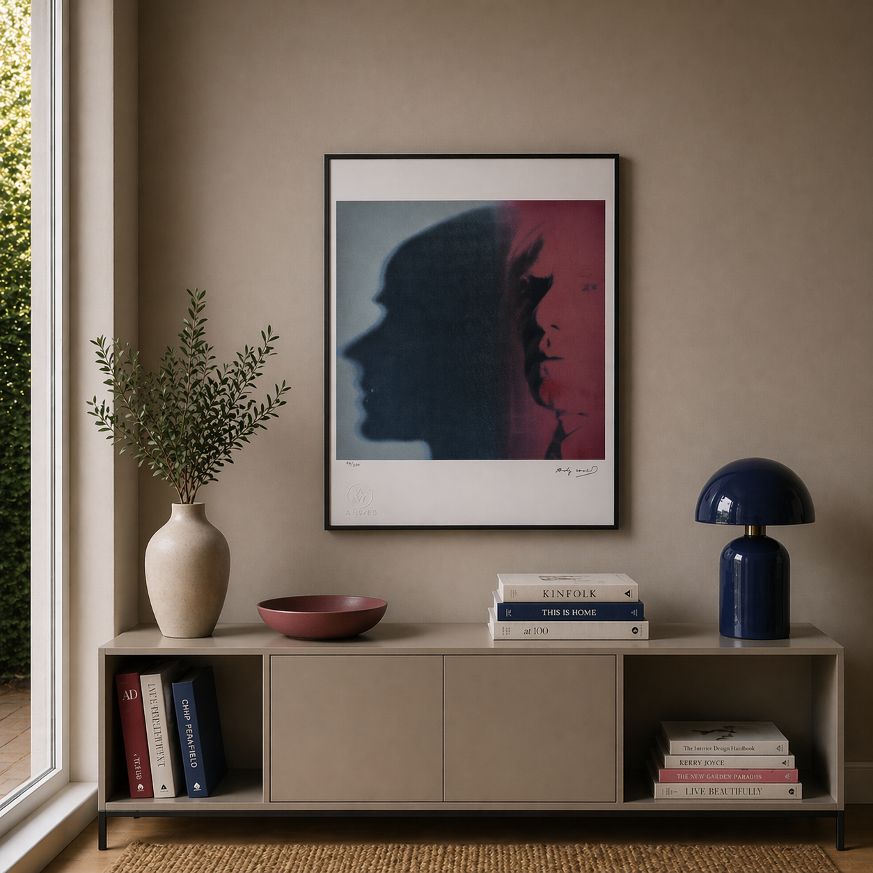 Andy Warhol The Shadow Lithographie Arches 300gsm 42x59 cm