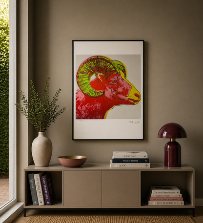 Andy Warhol Widder (Tiere) Lithographie Bögen 300 g/m² 42 x 59 cm
