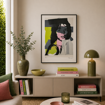 Andy Warhol Mick Jagger (FS II.145, 1975) Lithographie Arches 300 g/m² 42 x 59 cm