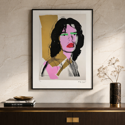 Andy Warhol Mick Jagger (FS II.143, 1975) Lithographie Arches 300 g/m² 42 x 59 cm