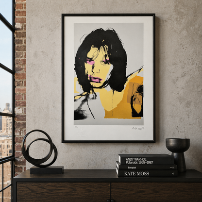 Andy Warhol Mick Jagger (FS II.141, 1975) Lithographie Arches 300 g/m² 42 x 59 cm