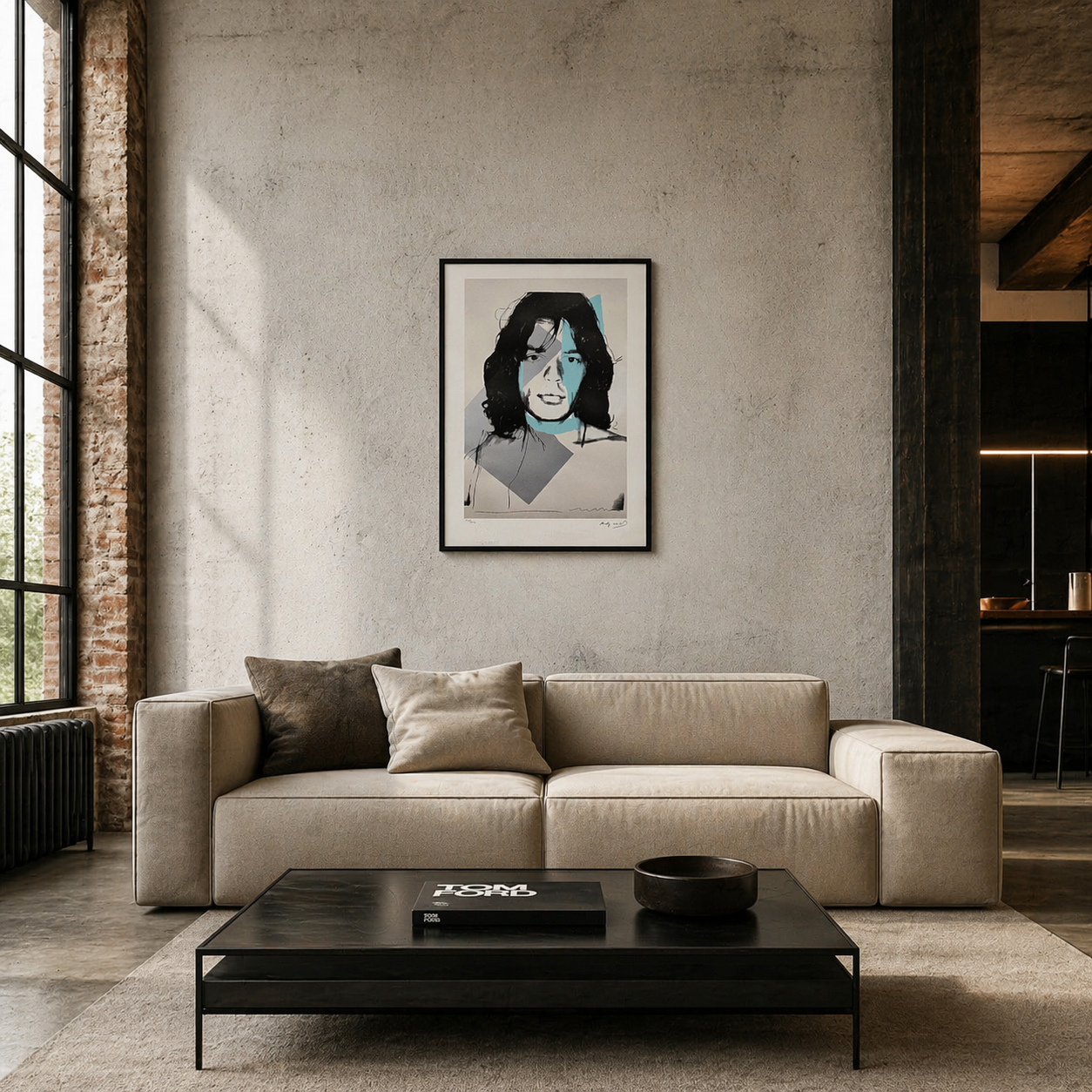 Andy Warhol Mick Jagger (FS II.138, 1975) Lithographie Arches 300 g/m² 42 x 59 cm