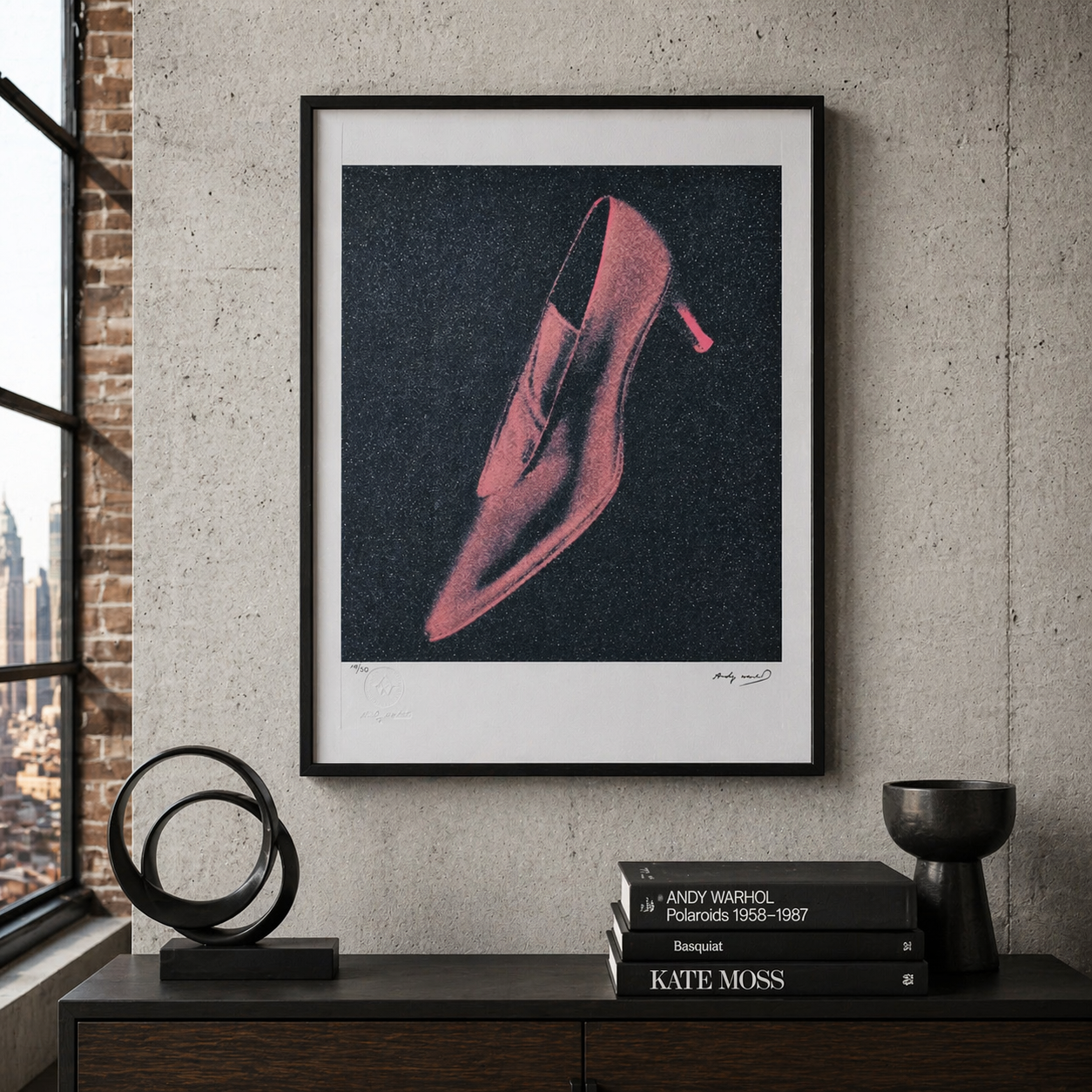 Andy Warhol Shoes Lithographie Arches 300gsm 42x59 cm