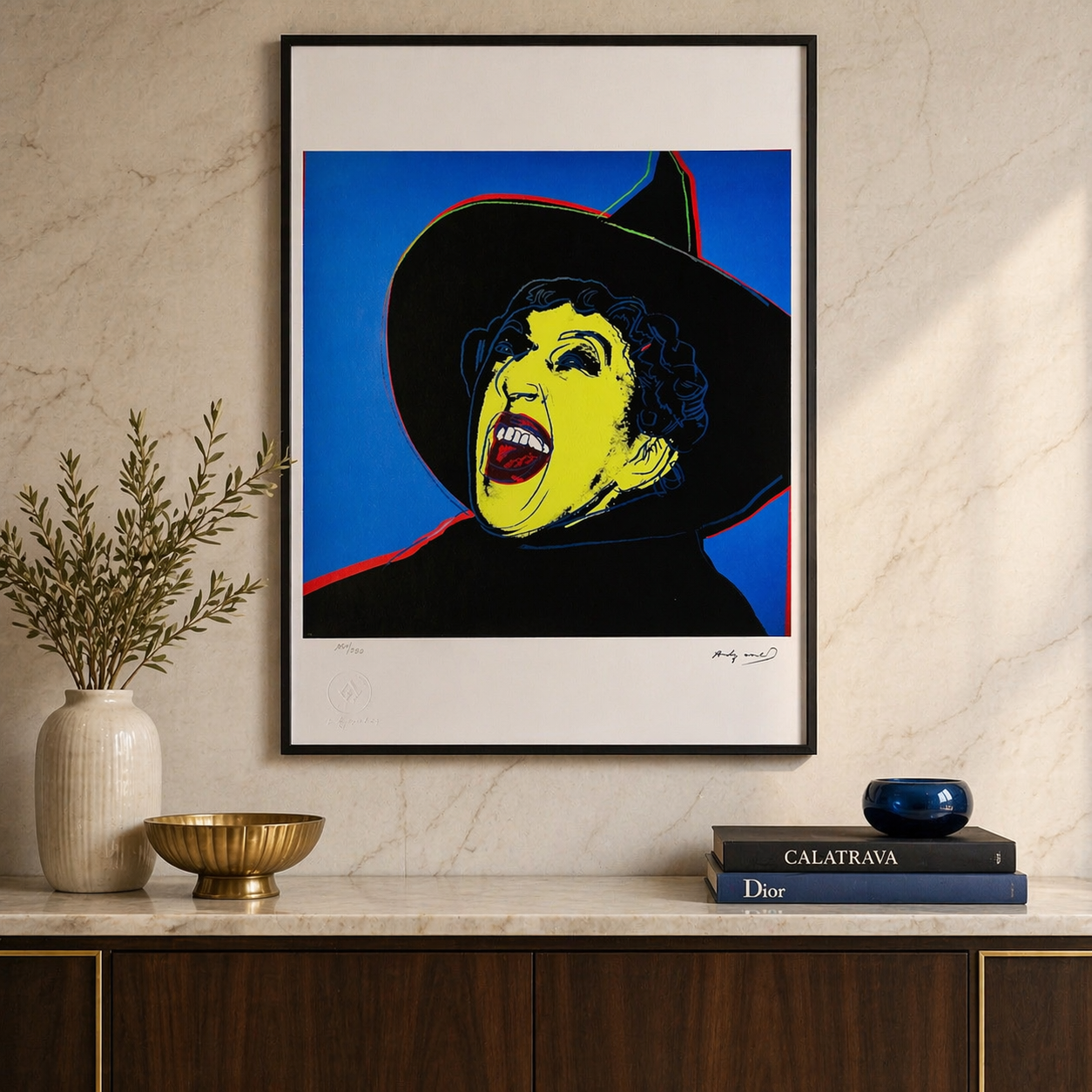 Andy Warhol Witch Lithographie Arches 300gsm 42x59 cm