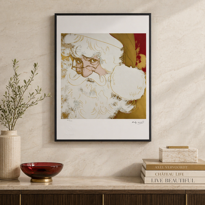 Andy Warhol Weihnachtsmann-Lithographie-Bögen, 300 g/m², 42 x 59 cm