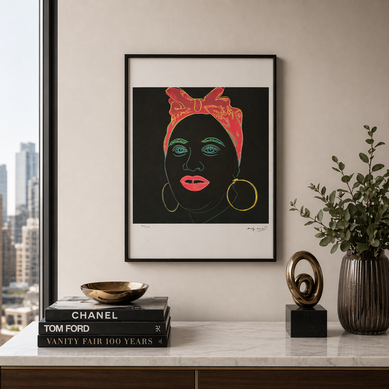 Andy Warhol Black Woman Lithographie Arches 300gsm 42x59 cm
