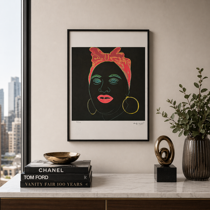 Andy Warhol Black Woman Lithographie Arches 300gsm 42x59 cm