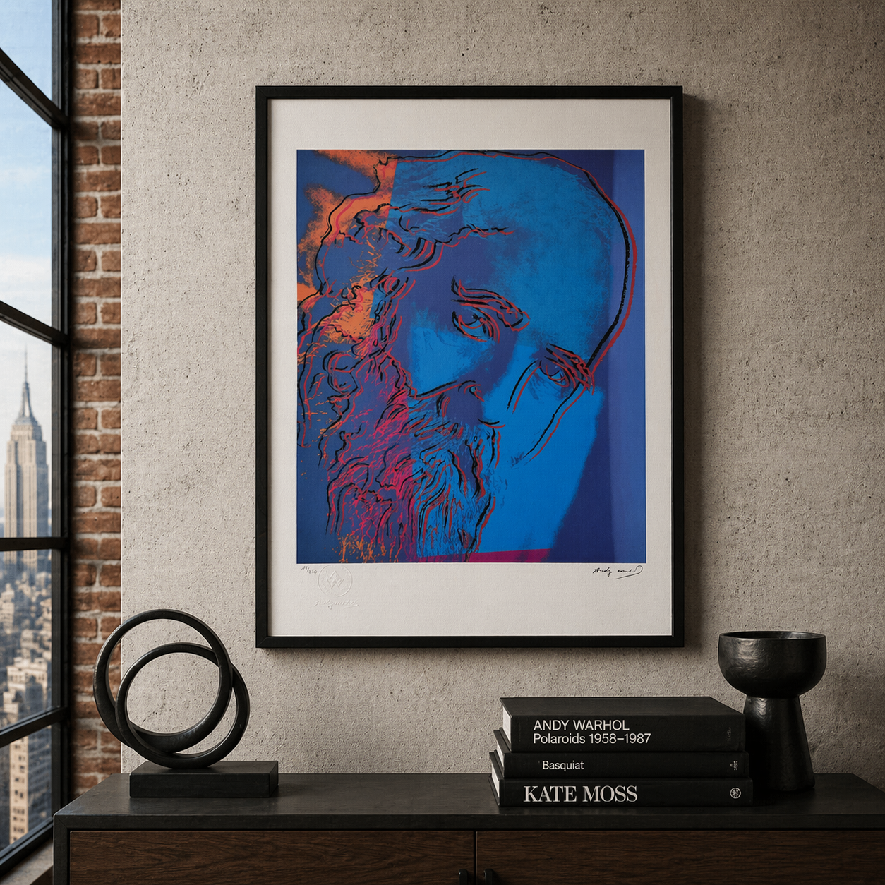 Andy Warhol Martin Buber Lithographie Arches 300gsm 42x59 cm