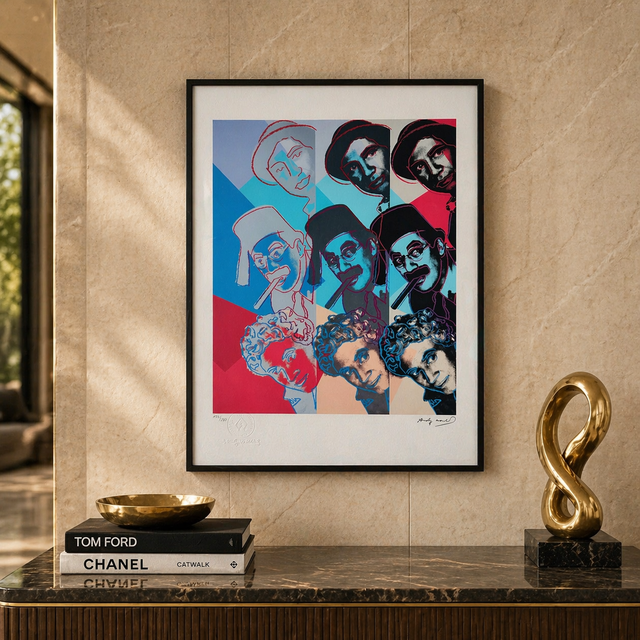 Andy Warhol The Marx Brothers Lithographie Arches 300 g/m² 42 x 59 cm
