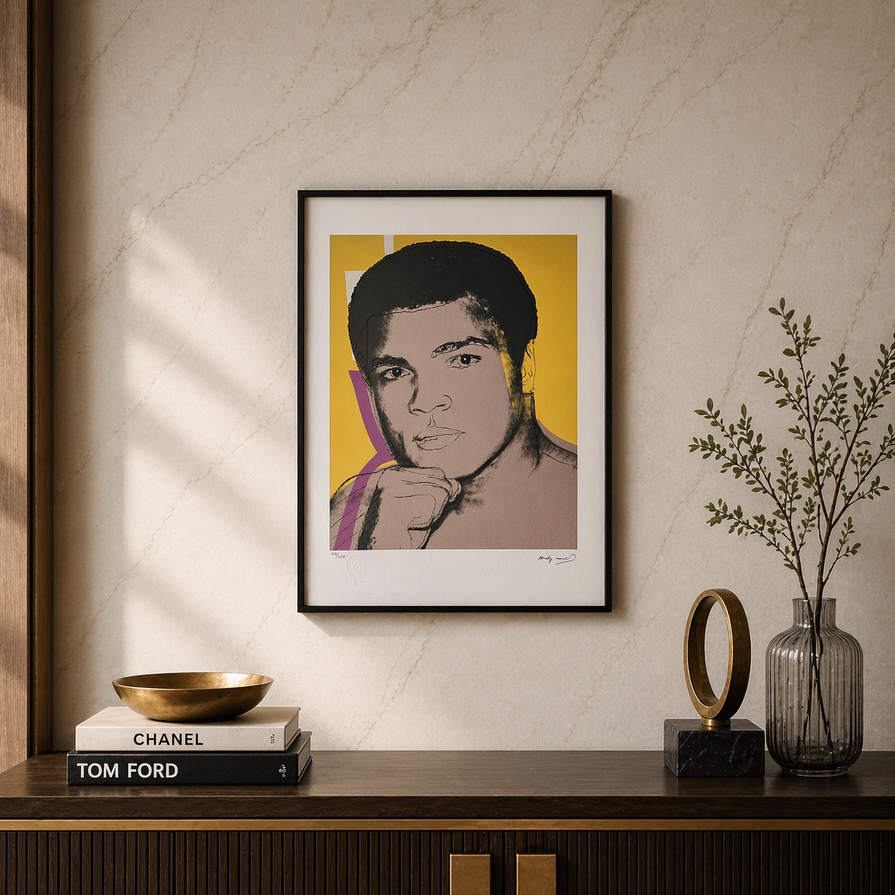 Andy Warhol Muhammad Ali (F. & S. II.182) Lithographie Arches 300gsm 42x59 cm