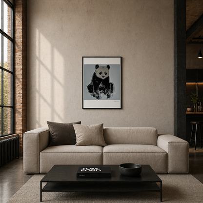 Andy Warhol Panda (Tiere) Lithographie Bögen 300 g/m² 42 x 59 cm
