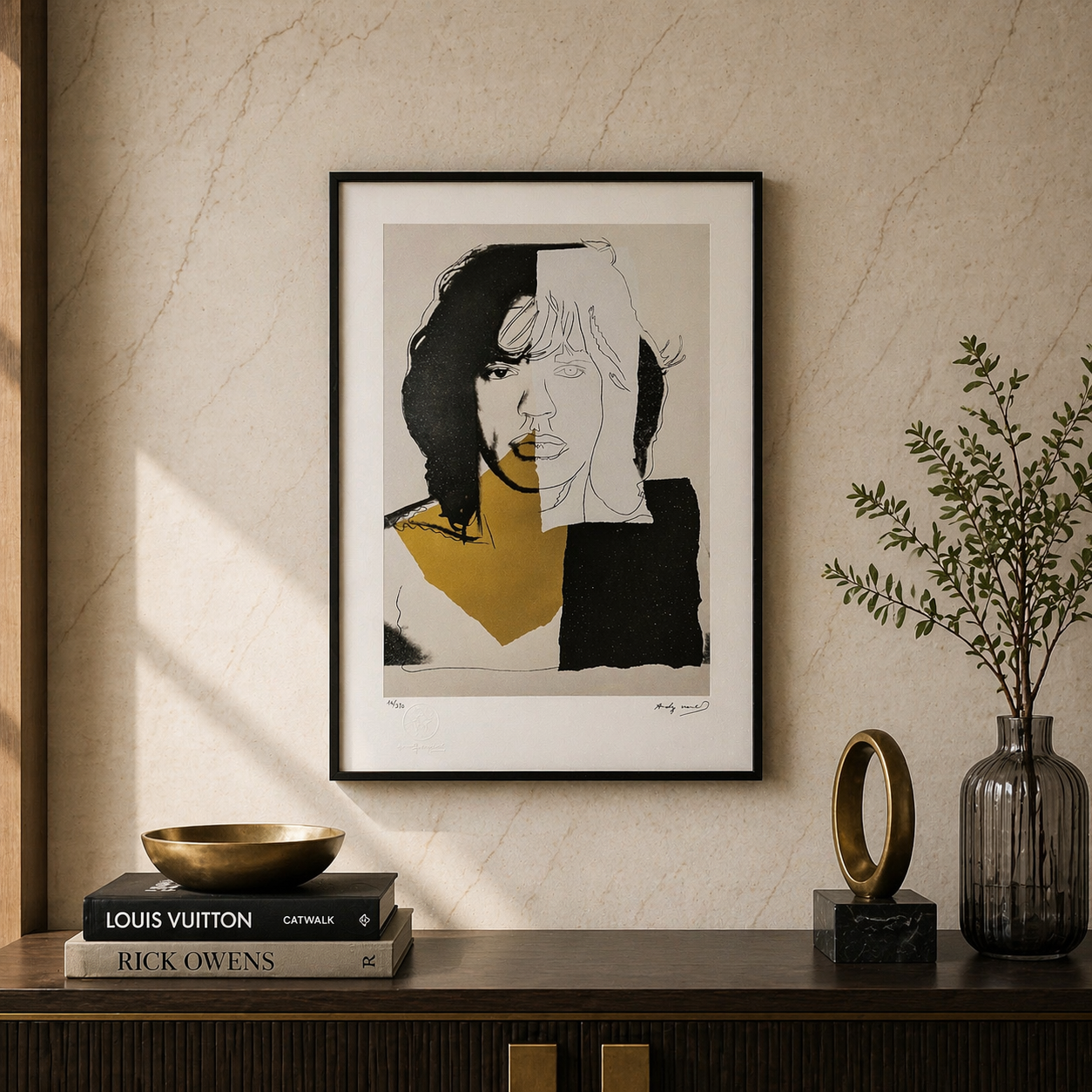 Andy Warhol Mick Jagger (FS II.146, 1975) Lithographie Arches 300 g/m² 42 x 59 cm