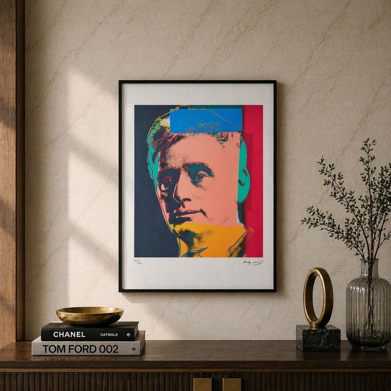 Andy Warhol Louis Brandeis Lithographie Arches 300gsm 42x59 cm