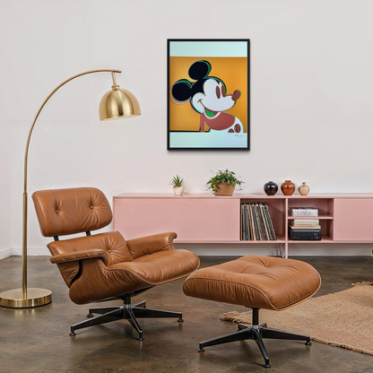 Andy Warhol Mickey Mouse (Dunkelgelb) Lithographie Bögen 300 g/m² 42 x 59 cm