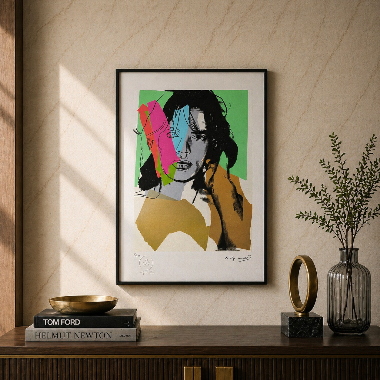 Andy Warhol Mick Jagger (FS II.140, 1975) Lithographie Arches 300 g/m² 42 x 59 cm