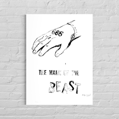 Andy Warhol The Magic of the Beast Lithographie Arches 300 g/m² 42 x 59 cm