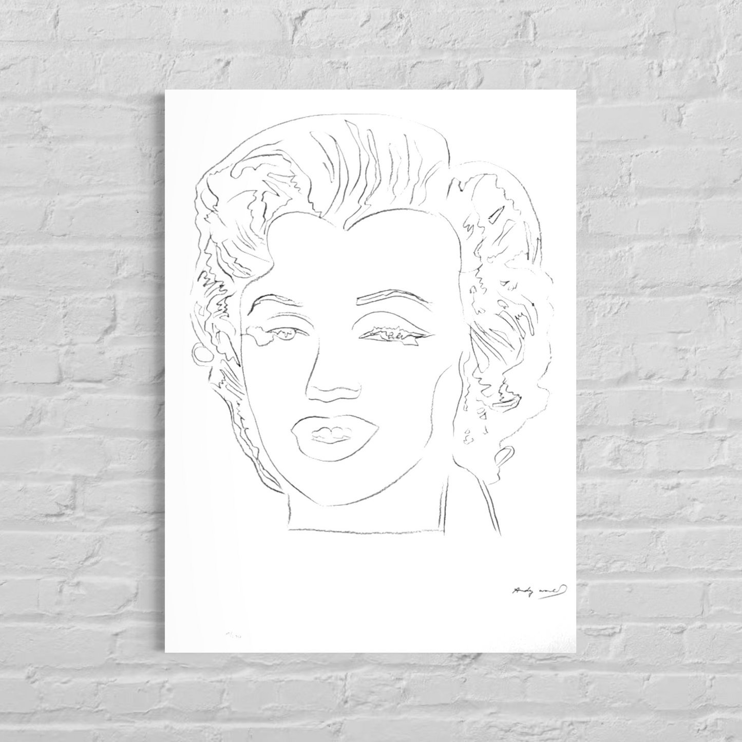 Andy Warhol Marilyn Monroe Lithographie Arches 300gsm 42x59 cm