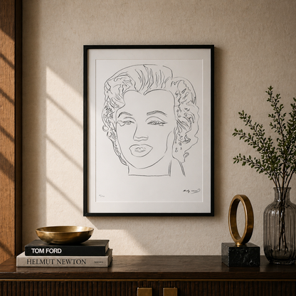 Andy Warhol Marilyn Monroe Lithographie Arches 300gsm 42x59 cm