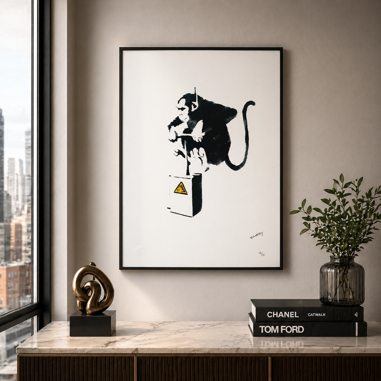 Banksy Detonate Lithographie Arches 300gsm 42x59 cm