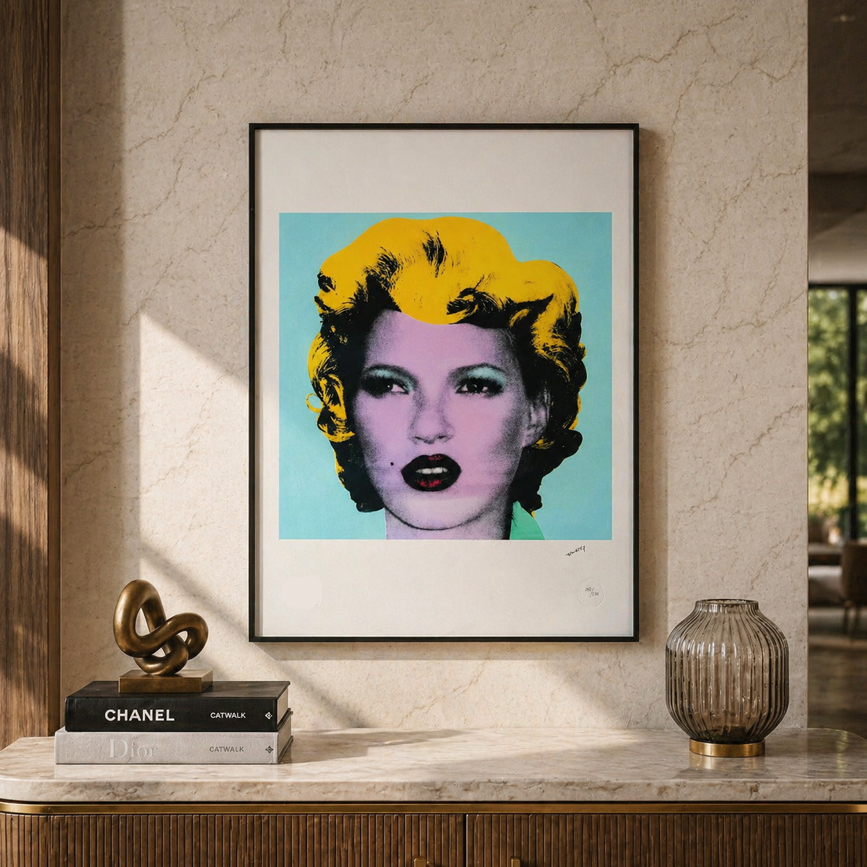 Banksy Kate Moss Lithographie Arches 300gsm 42x59 cm