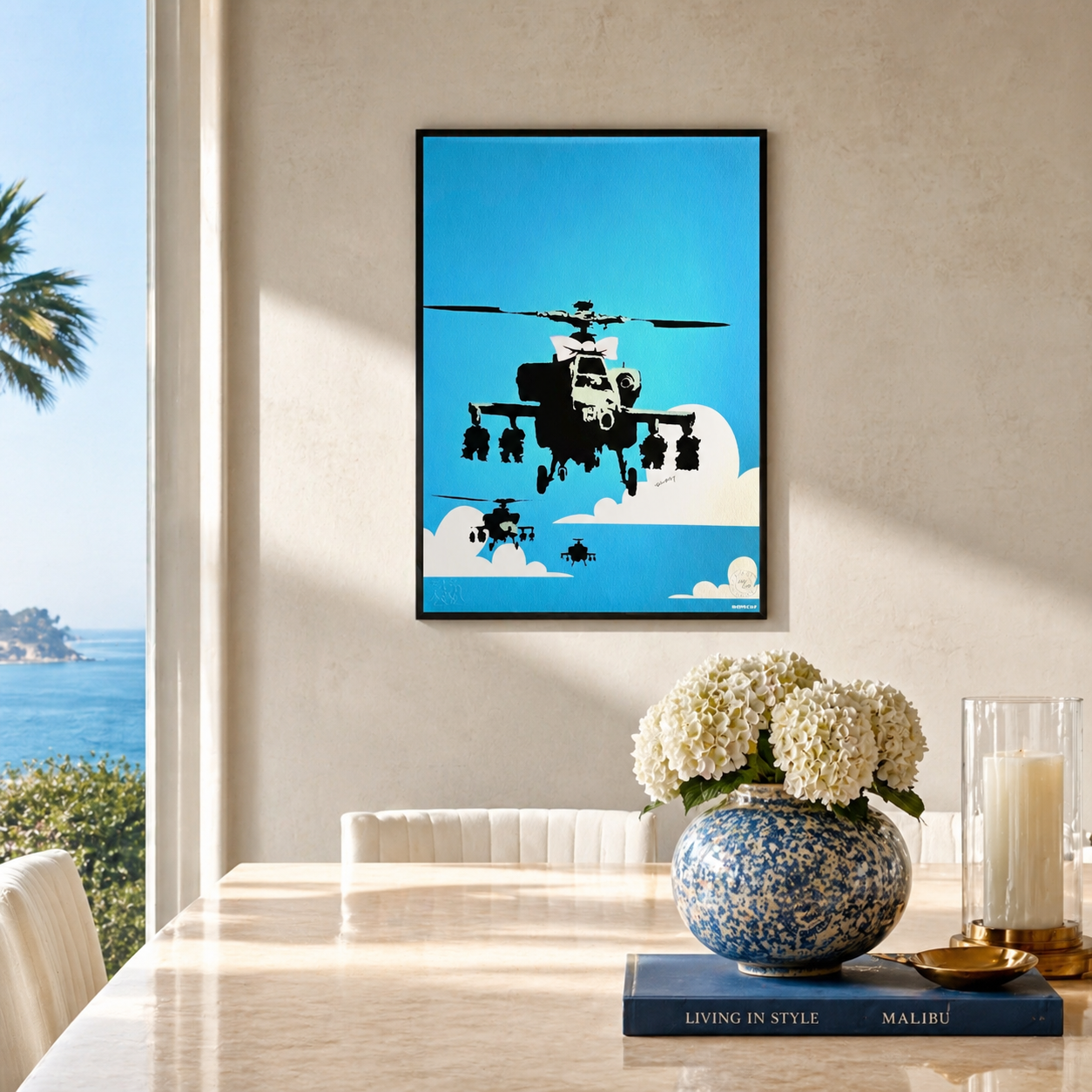 BANKSY Happy Chopper Lithografie Bögen 300 g/m² 42 x 59 cm