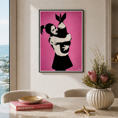 BANKSY Bomb Lover Lithographie Bögen 300 g/m² 42 x 59 cm