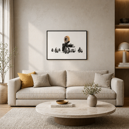 Banksy Donut Lithographie Bögen 300 g/m² 42 x 59 cm