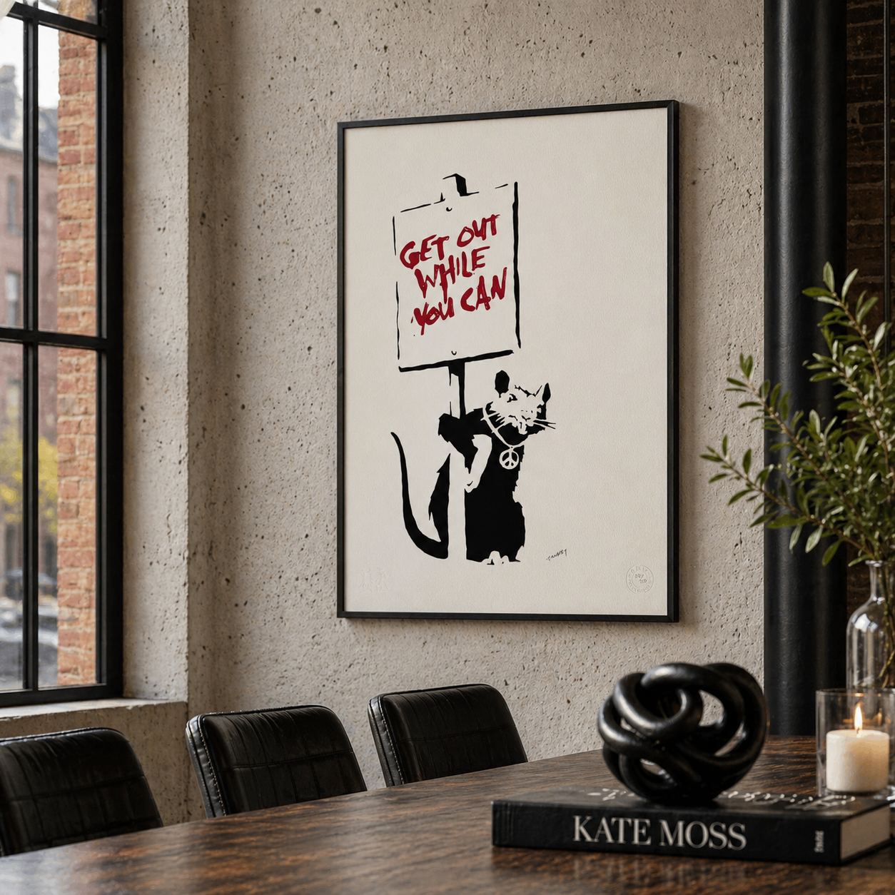Banksy Get Out While You Can Lithografie Arches 300 g/m² 42 x 59 cm