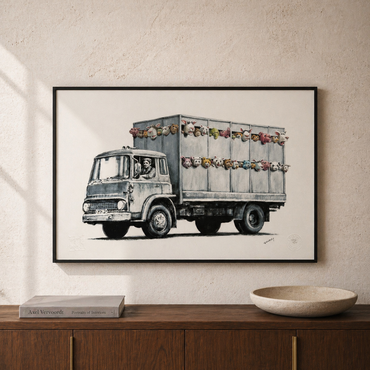 Banksy Sirens of the Lambs Lithographie Arches 300 g/m² 42 x 59 cm