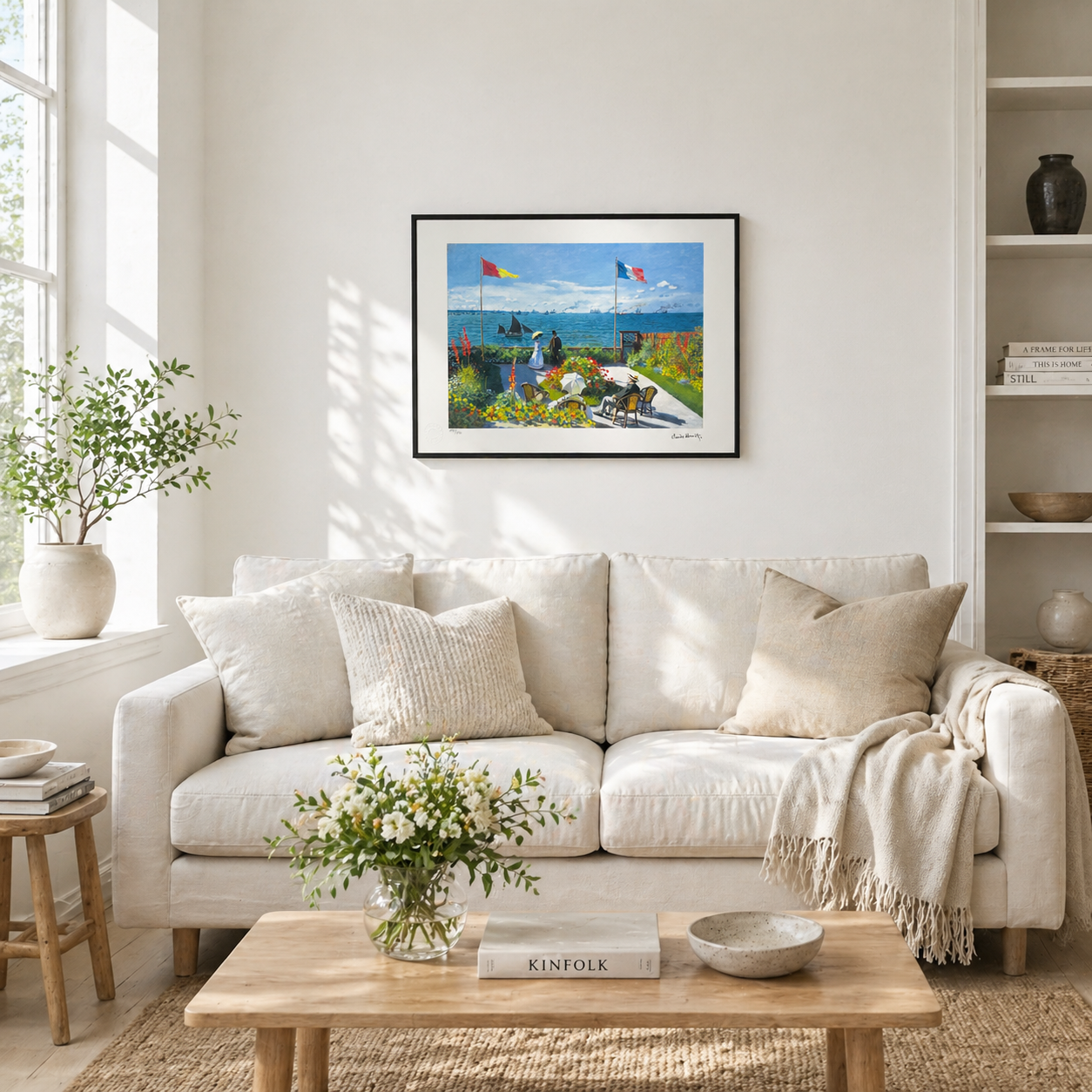 Claude Monet Terrasse in Saint-Adresse Lithographie Arches 300 g/m² 42 x 59 cm