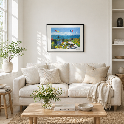 Claude Monet Terrasse in Saint-Adresse Lithographie Arches 300 g/m² 42 x 59 cm