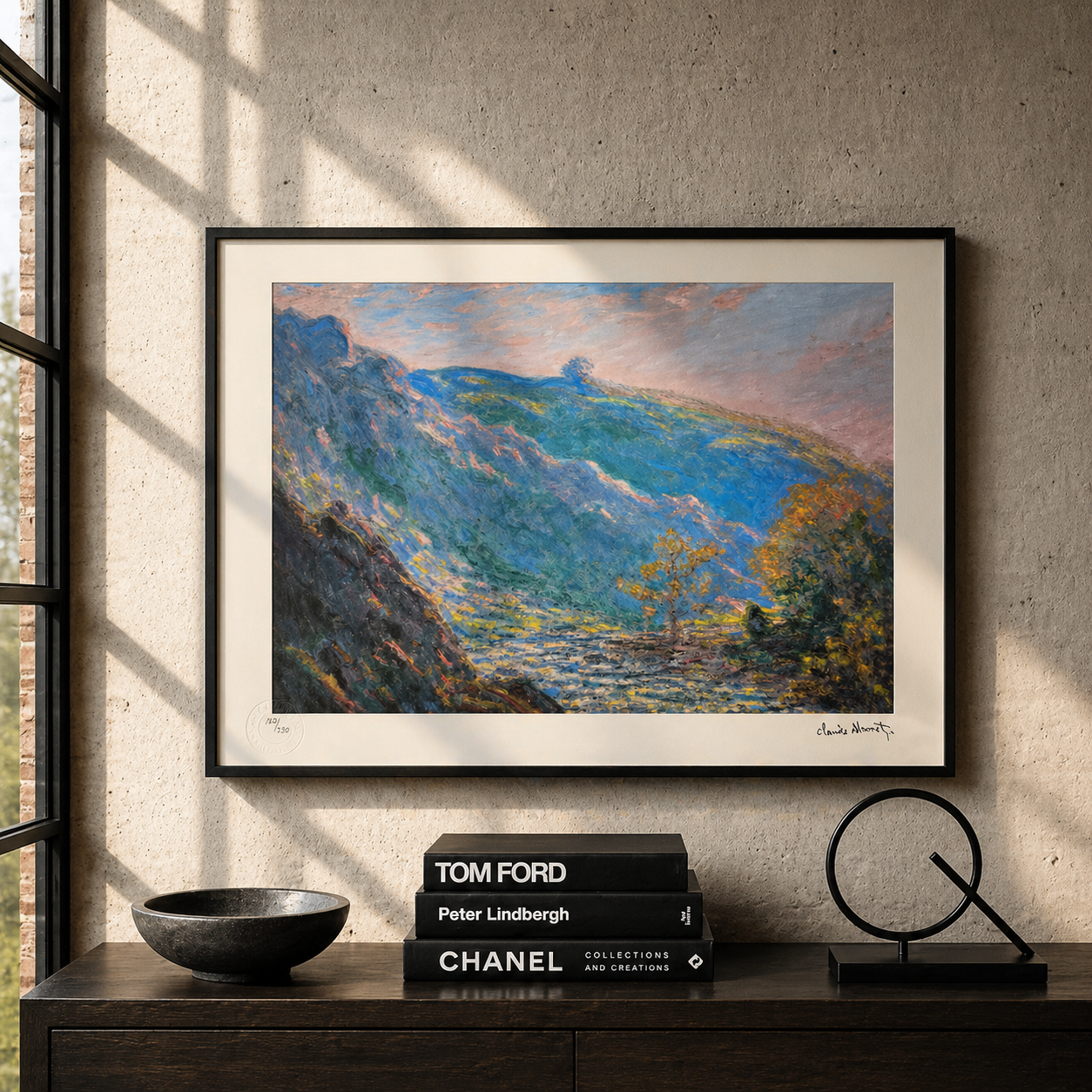 Claude Monet Sun on the Little Creuse Lithographie Arches 300 g/m² 42 x 59 cm