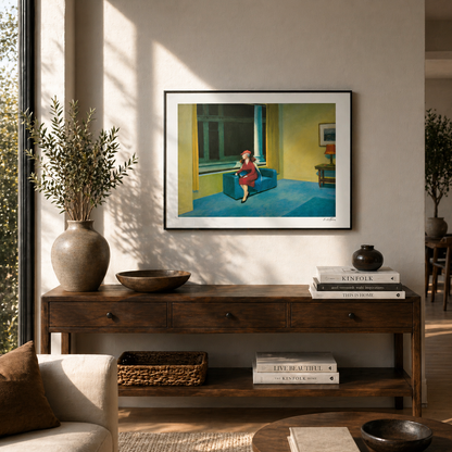 Edward Hopper Frau am Fenster Lithografie Arches 300 g/m² 42 x 59 cm