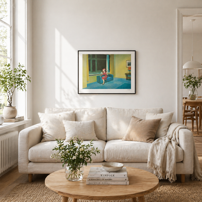 Edward Hopper Frau am Fenster Lithografie Arches 300 g/m² 42 x 59 cm