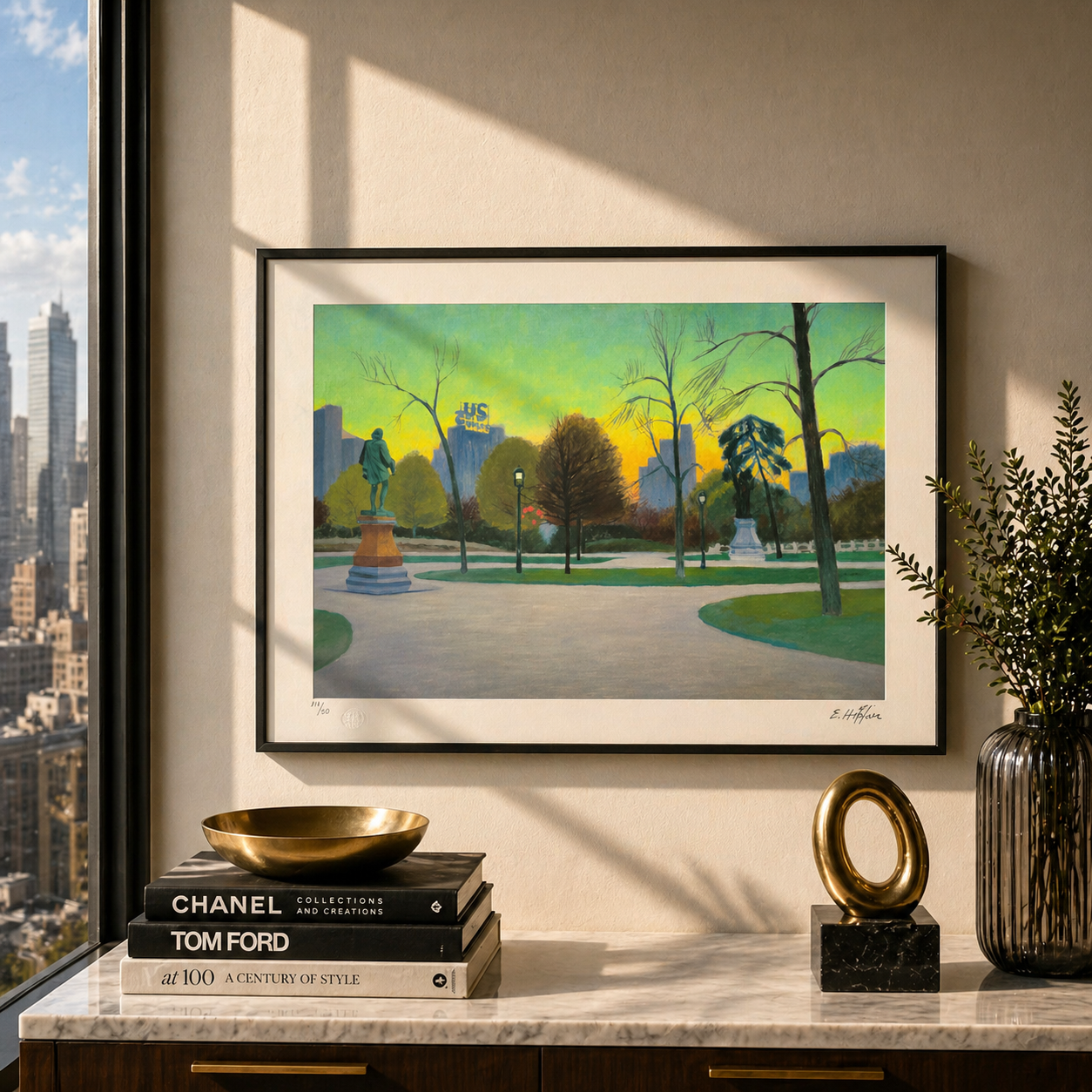 Edward Hopper Shakespeare at Dusk Lithographie Arches 300 g/m² 42 x 59 cm
