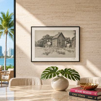 Edward Hopper House and Field Lithographie Arches 300 g/m² 42 x 59 cm