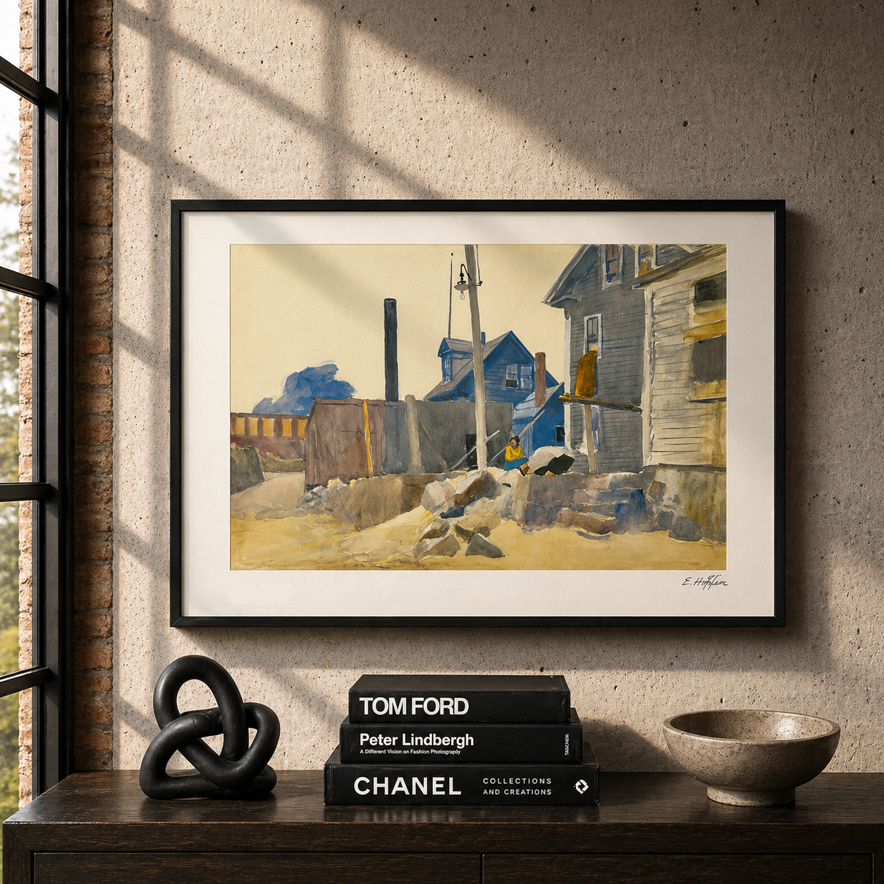 Edward Hopper House on the Shore Lithographie Arches 300 g/m² 42 x 59 cm