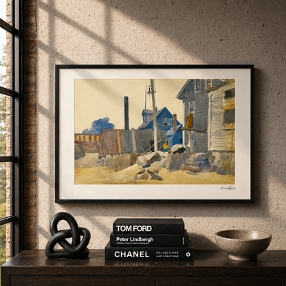 Edward Hopper House on the Shore Lithographie Arches 300 g/m² 42 x 59 cm