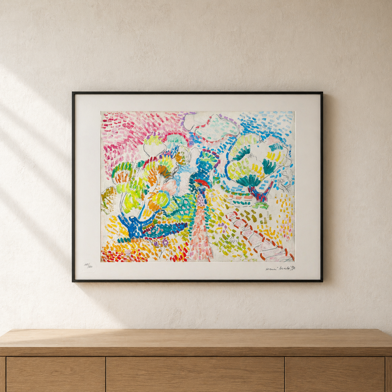 Henri Matisse Olivenbäume in Collioure Lithographie auf Bögen 300 g/m² 42 x 59 cm