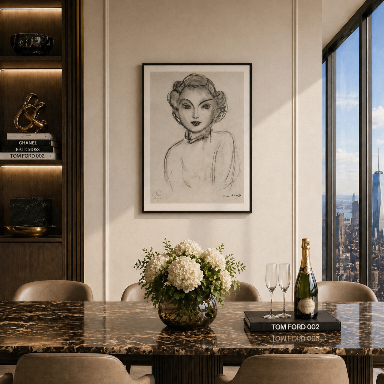 Mehrfarbige Lithographie „Bögen“ von Henri Matisse, Madame Paley, 300 g/m², 42 x 59 cm
