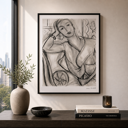 Henri Matisse Porträt von Hutchinson Lithographie auf Arches 300 g/m² 42 x 59 cm