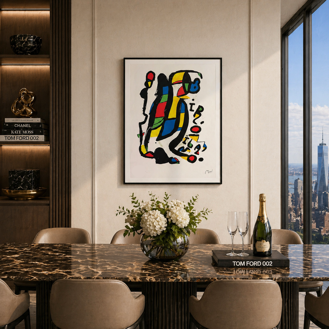Joan Miró stehende FigurLithografiebögen 300 g/m² 42 x 59 cm
