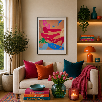 Andy Warhol Schuhlithographie Arches 300gsm 42x59 cm