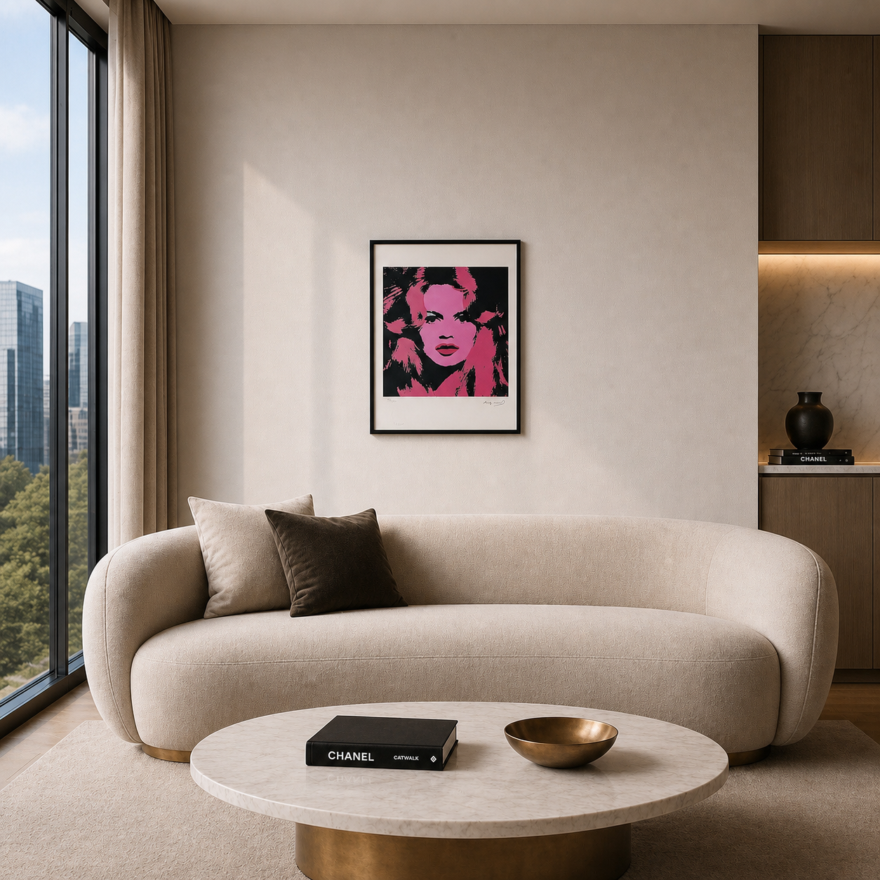 Andy Warhol Brigitte Bardot (Rose) Lithografie Bögen 300 g/m² 42 x 59 cm