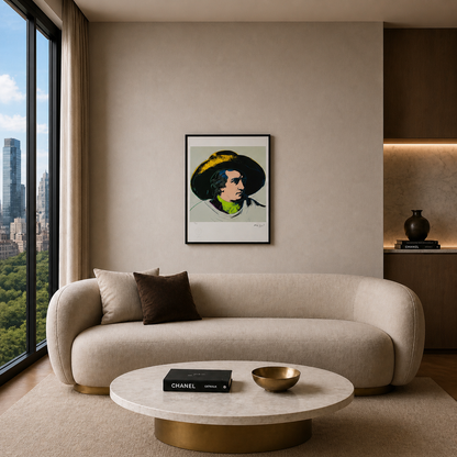 Andy Warhol Goethe (Grau-Schwarz) Lithographie Arches 300gsm 42x59 cm