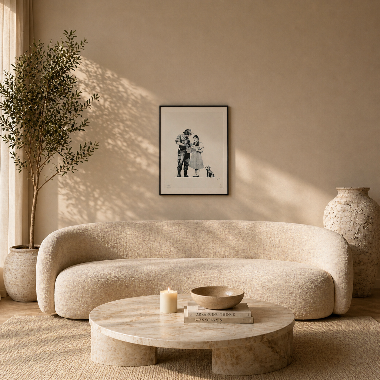 Banksy Stop and Search Lithografie-Bögen, 300 g/m², 42 x 59 cm